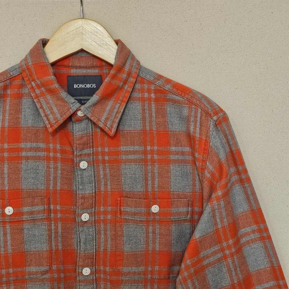 Bonobos Slim Fit Flannel Button Down M